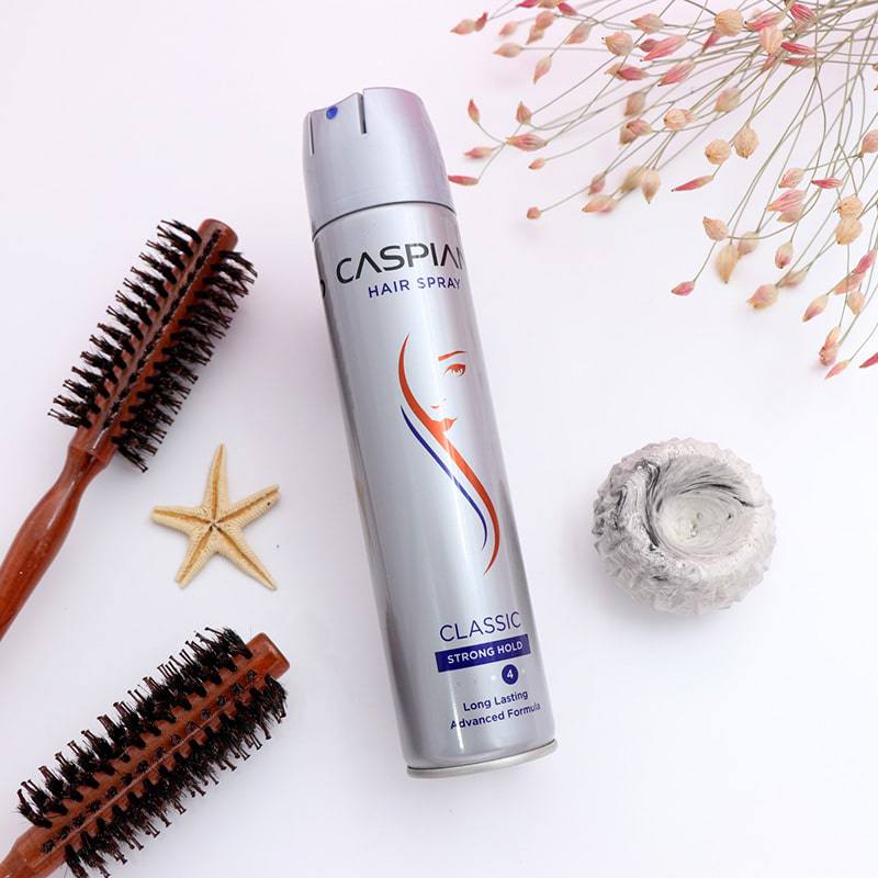 اسپری حالت‌دهنده مو تافت کاسپین حجم 250 میل محافظت از مو و ماندگاری بالا