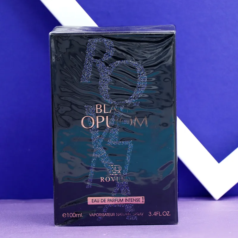 ادکلن روونا بلک اپیوم اینتنس ROVENA BLACK OPUOM INTENSE حجم 100 میل 91440