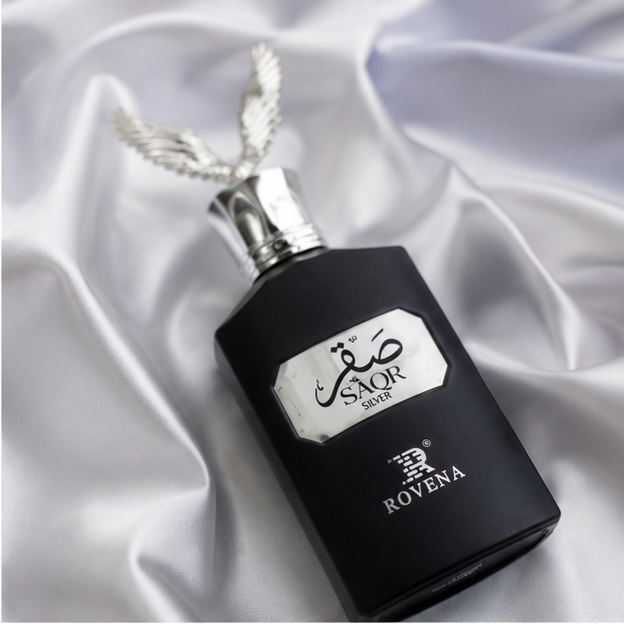 ادکلن روونا صقر سیلور ROVENA SAQR SILVER حجم 100 میل 91440