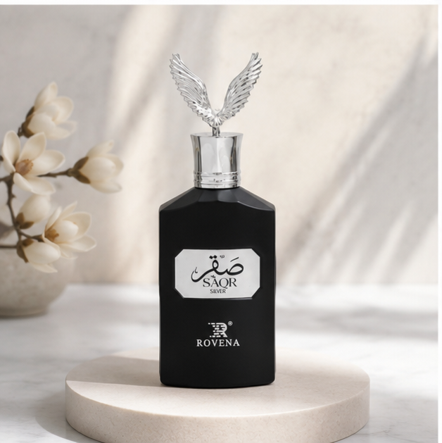 ادکلن روونا صقر سیلور ROVENA SAQR SILVER حجم 100 میل 91440