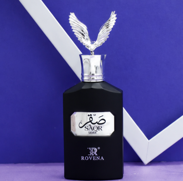 ادکلن روونا صقر سیلور ROVENA SAQR SILVER حجم 100 میل 91440